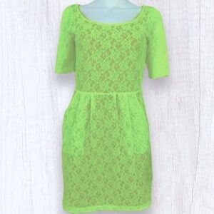 Silence + Noise | Lace Dress with Built In Slip | Size Medium